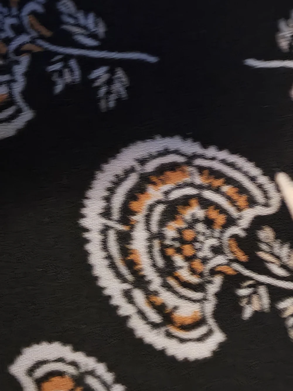 4/$67 Deal! Pleione Black Paisley Print Blouse - Picture 10 of 12